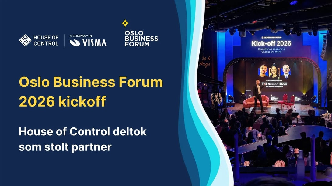 Oslo Business Forum 2026 kickoff: House of Control deltok som stolt partner