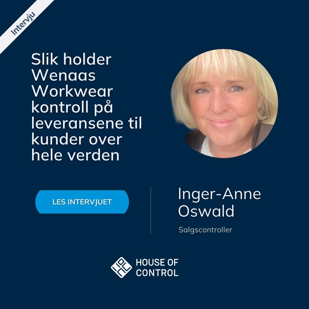 Intervju Wenaas Workwear - Inger-Anne Oswald