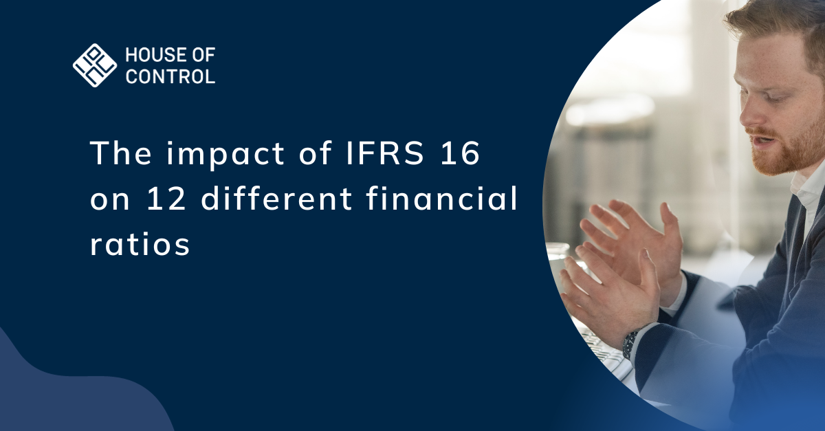 The impact of IFRS 16 on 12 different financial ratios